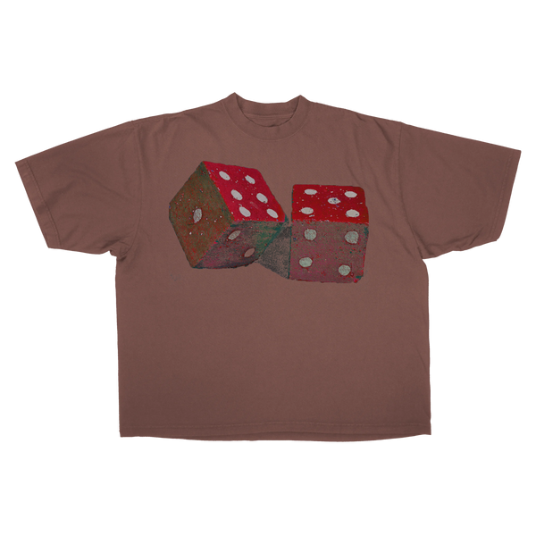 Dice Drop Tee - Mocha - Front
