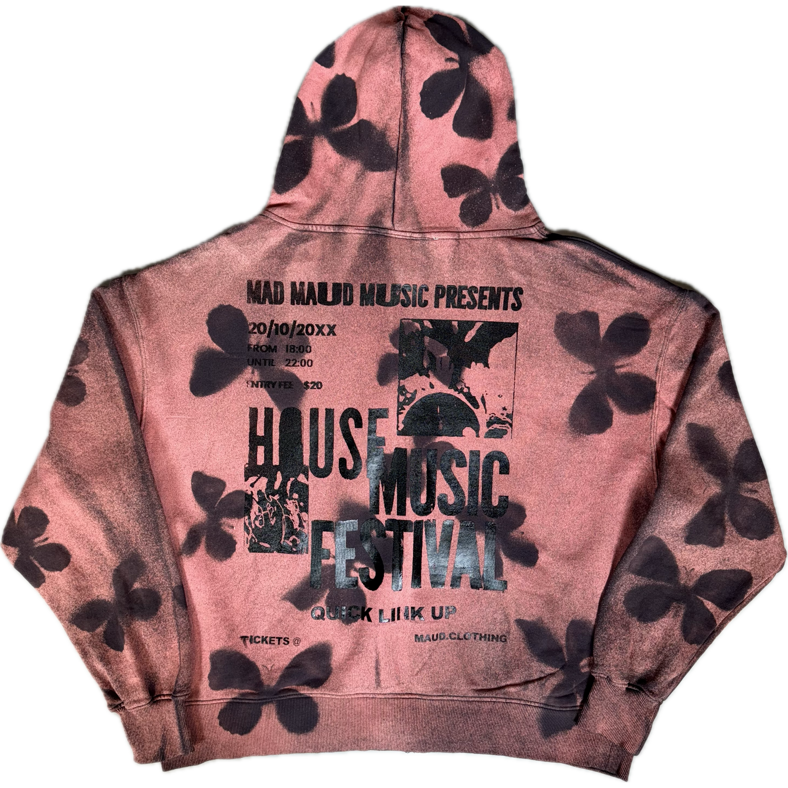ROCK HOUSE BUTTERFLY ZIP-UP