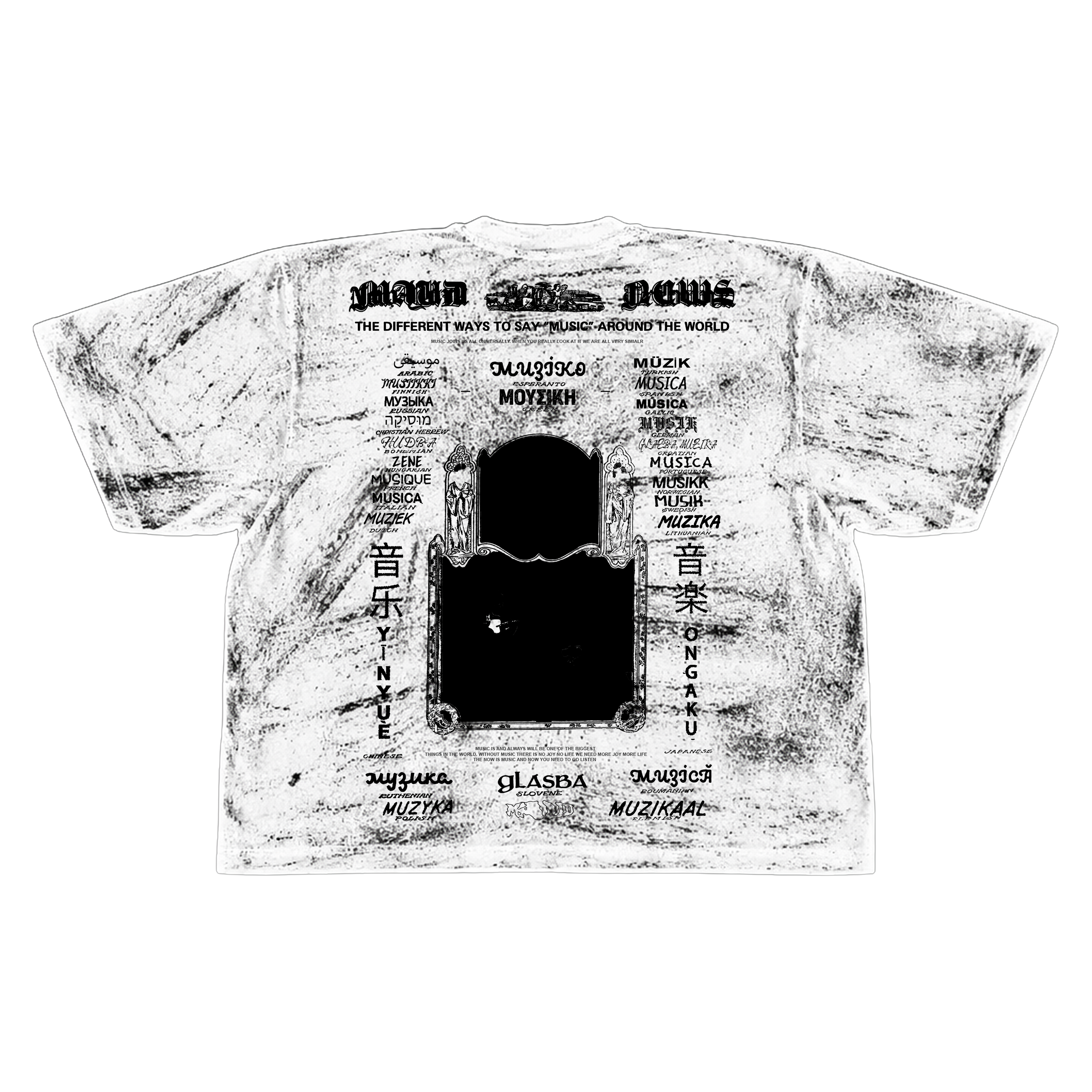 Music News Noise Tee (BLK)