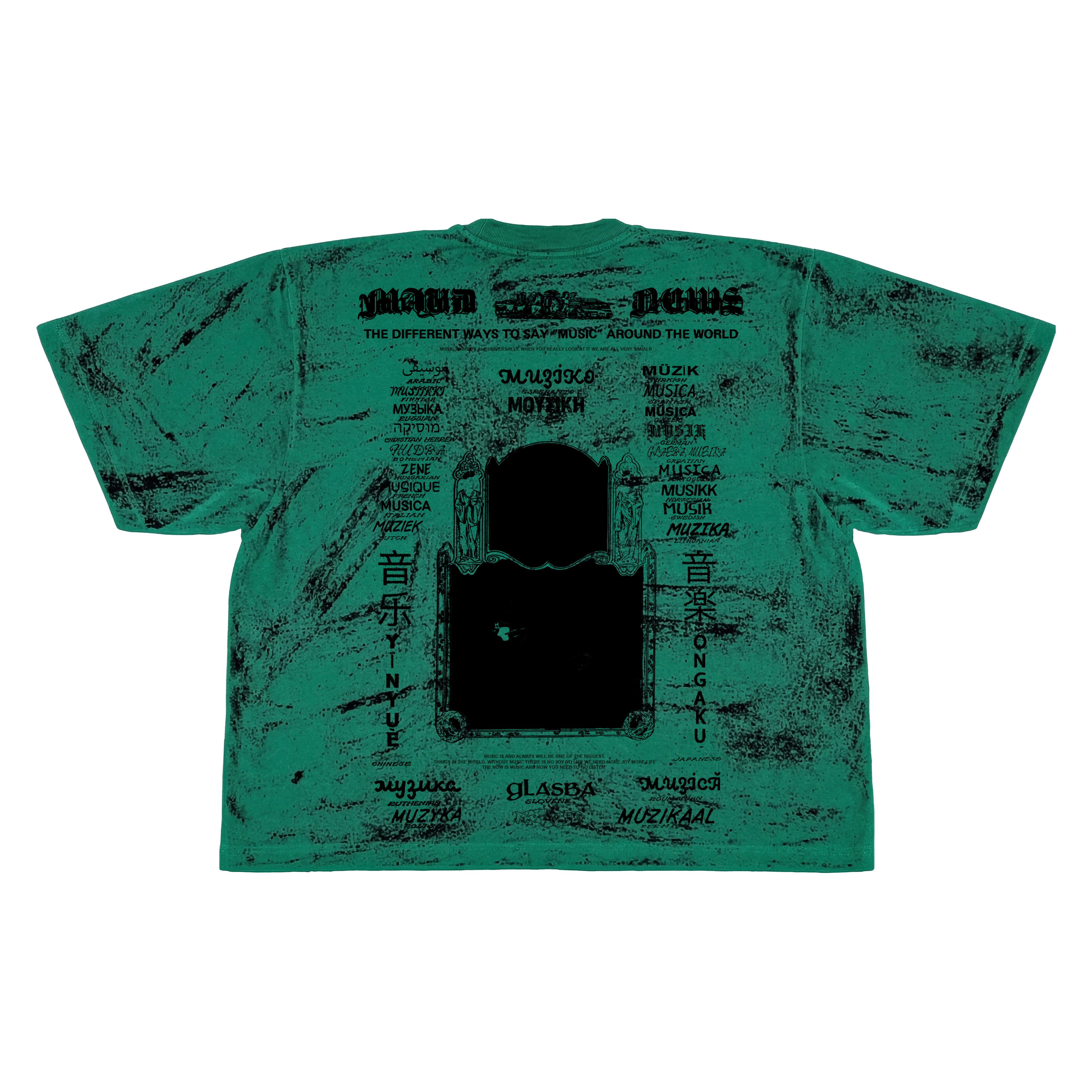 Music News Noise Tee (BLK)