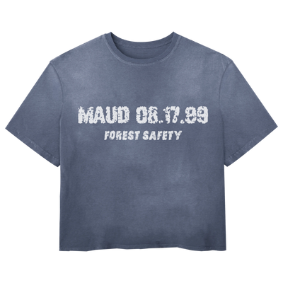 Forest Safety Tee - Blue - Front
