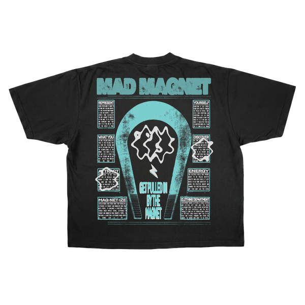 Mad Magnet Drop Tee - Black - Back