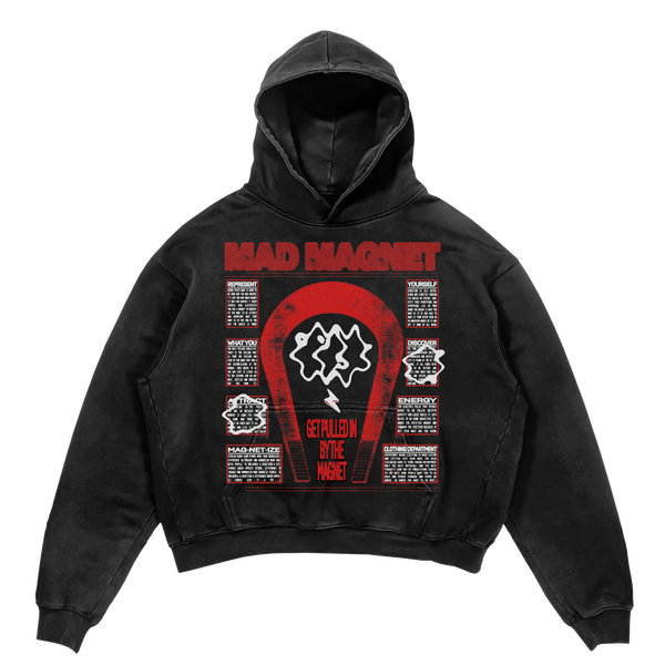 MAGNET Hoodie - Black - Front