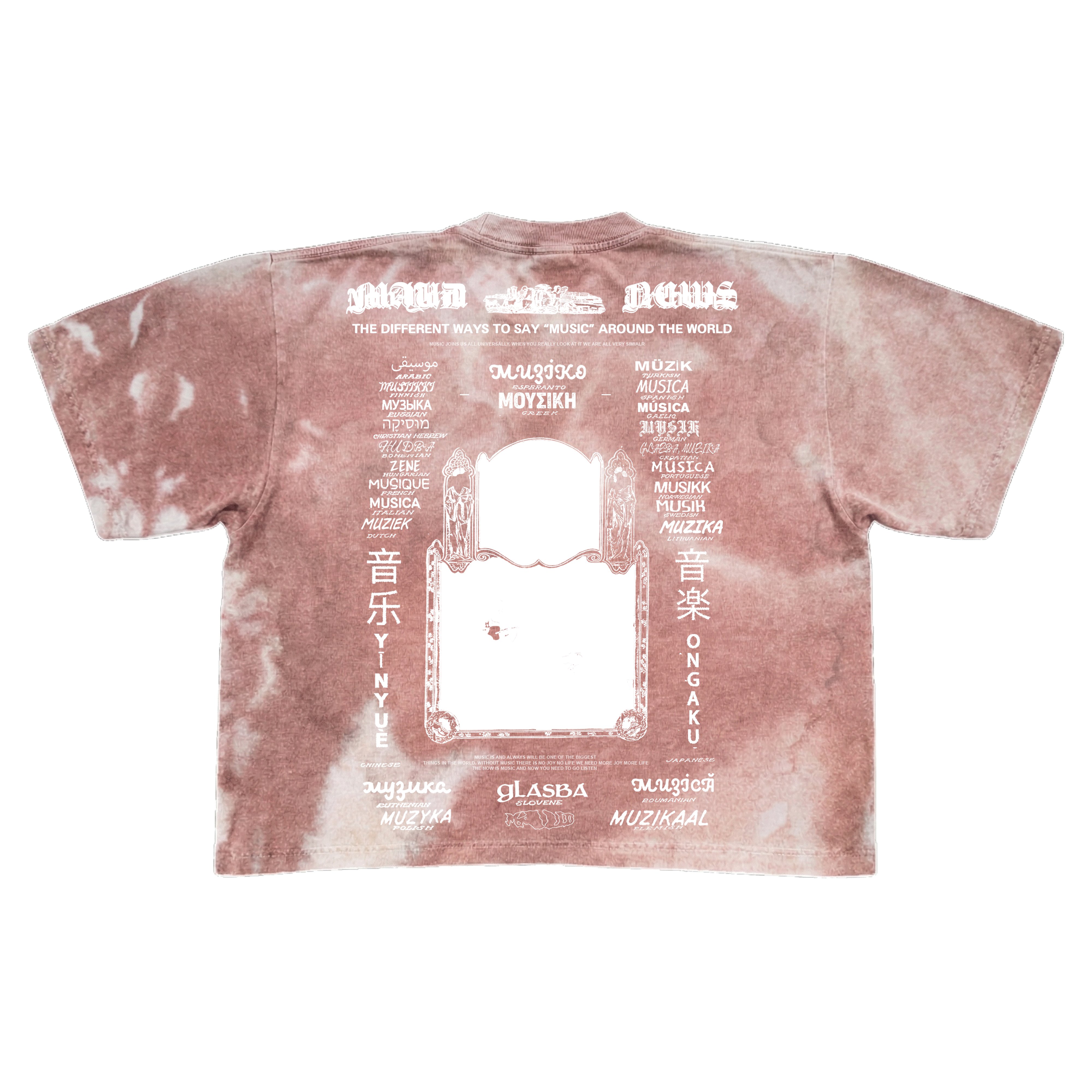 Music News Dyed Tee (WT)