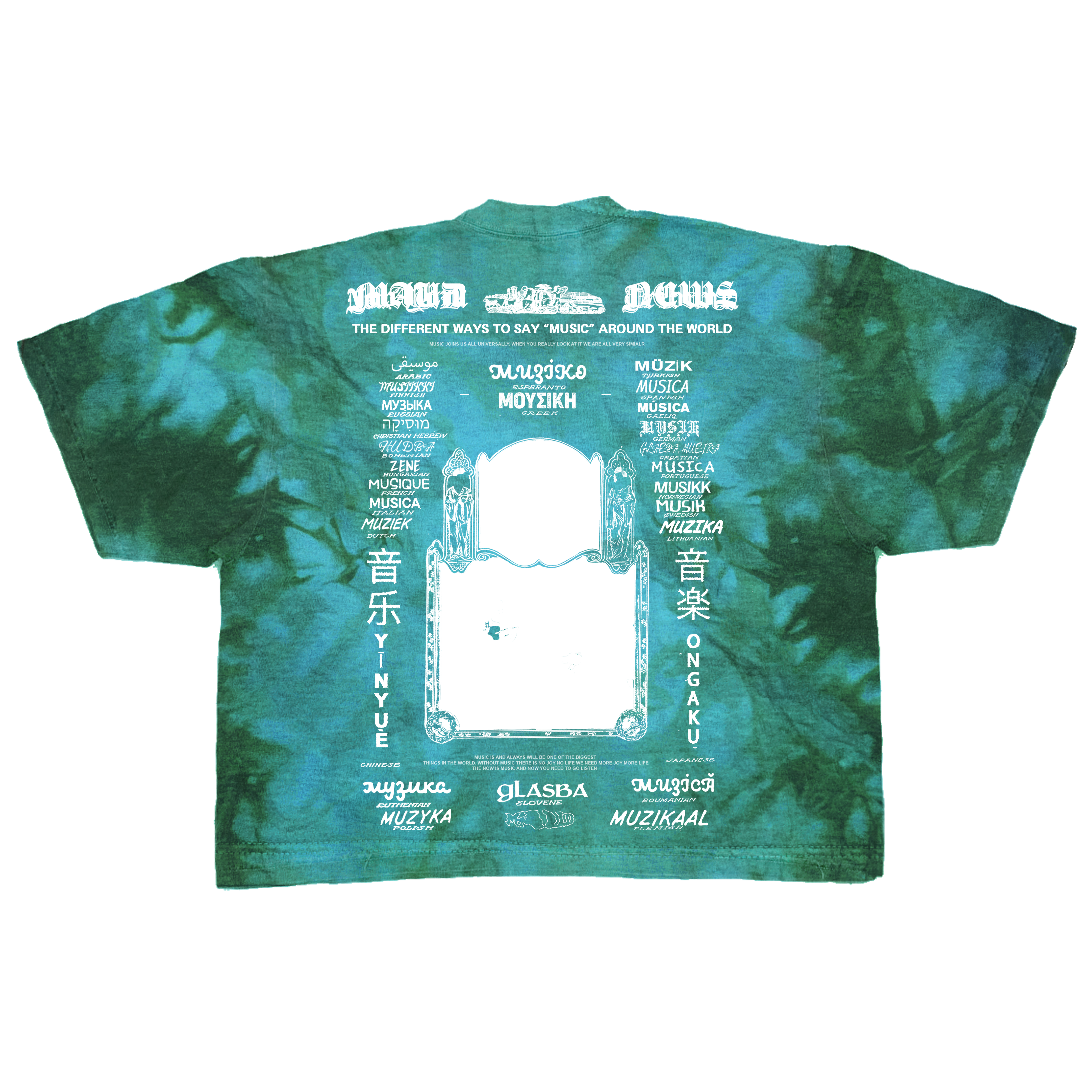 Music News Dyed Tee (WT)