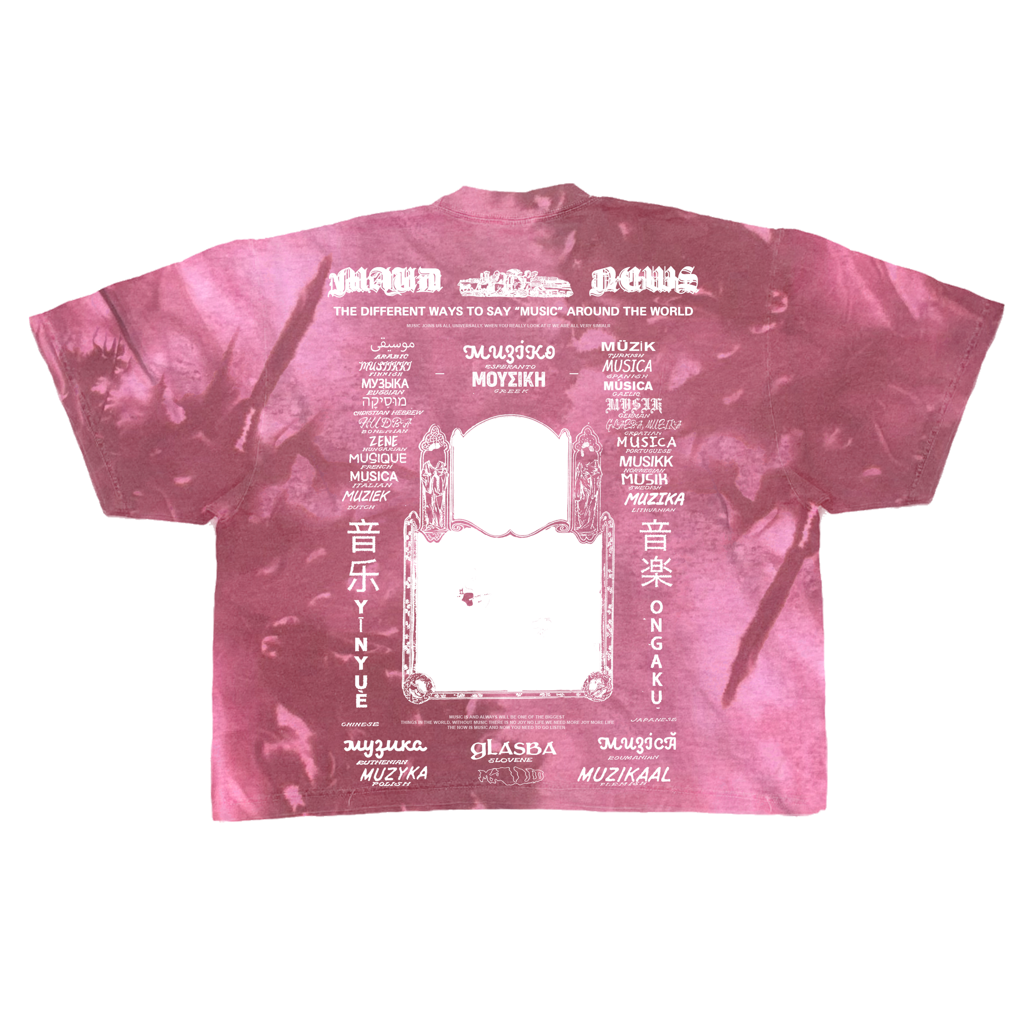 Music News Dyed Tee (WT)