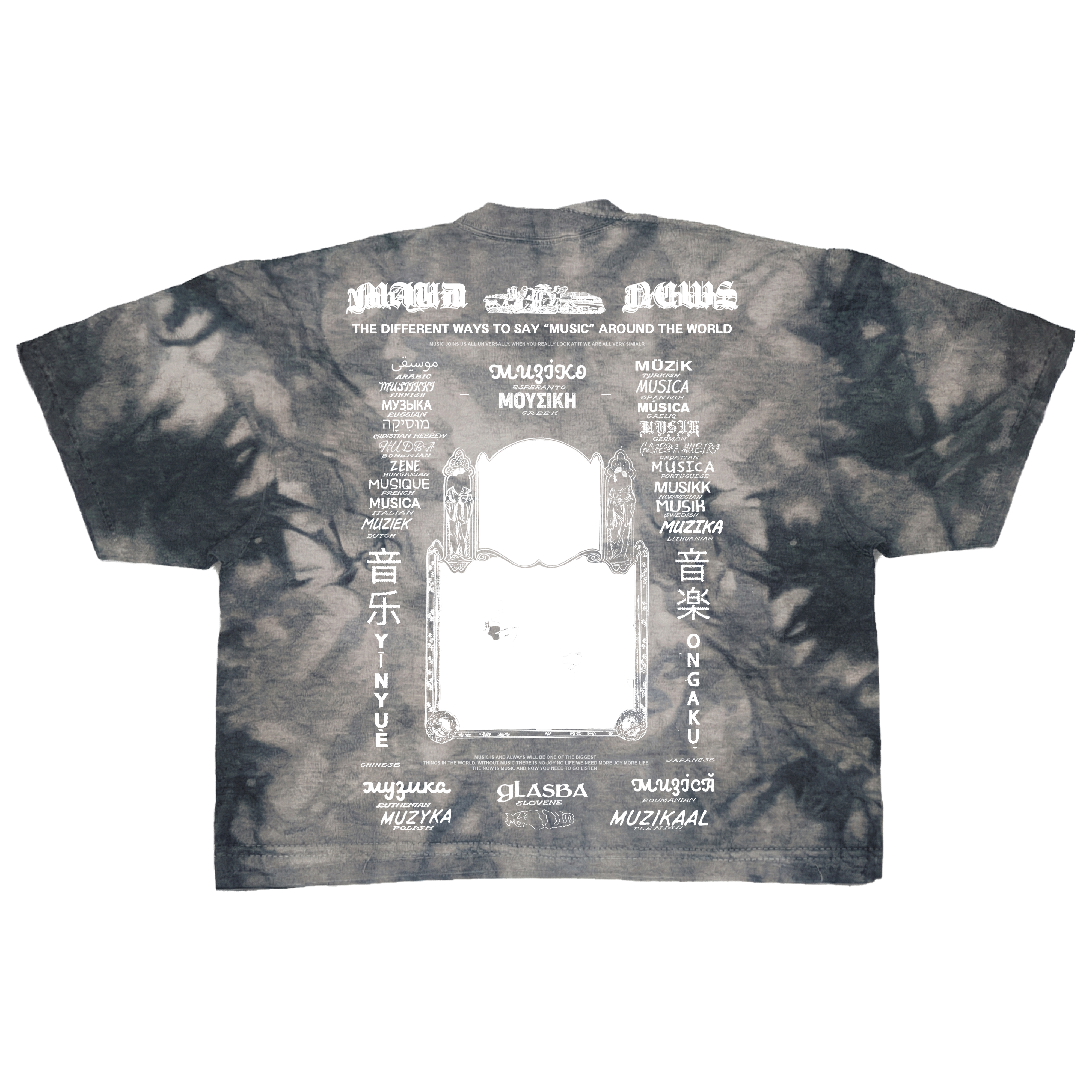 Music News Dyed Tee (WT)