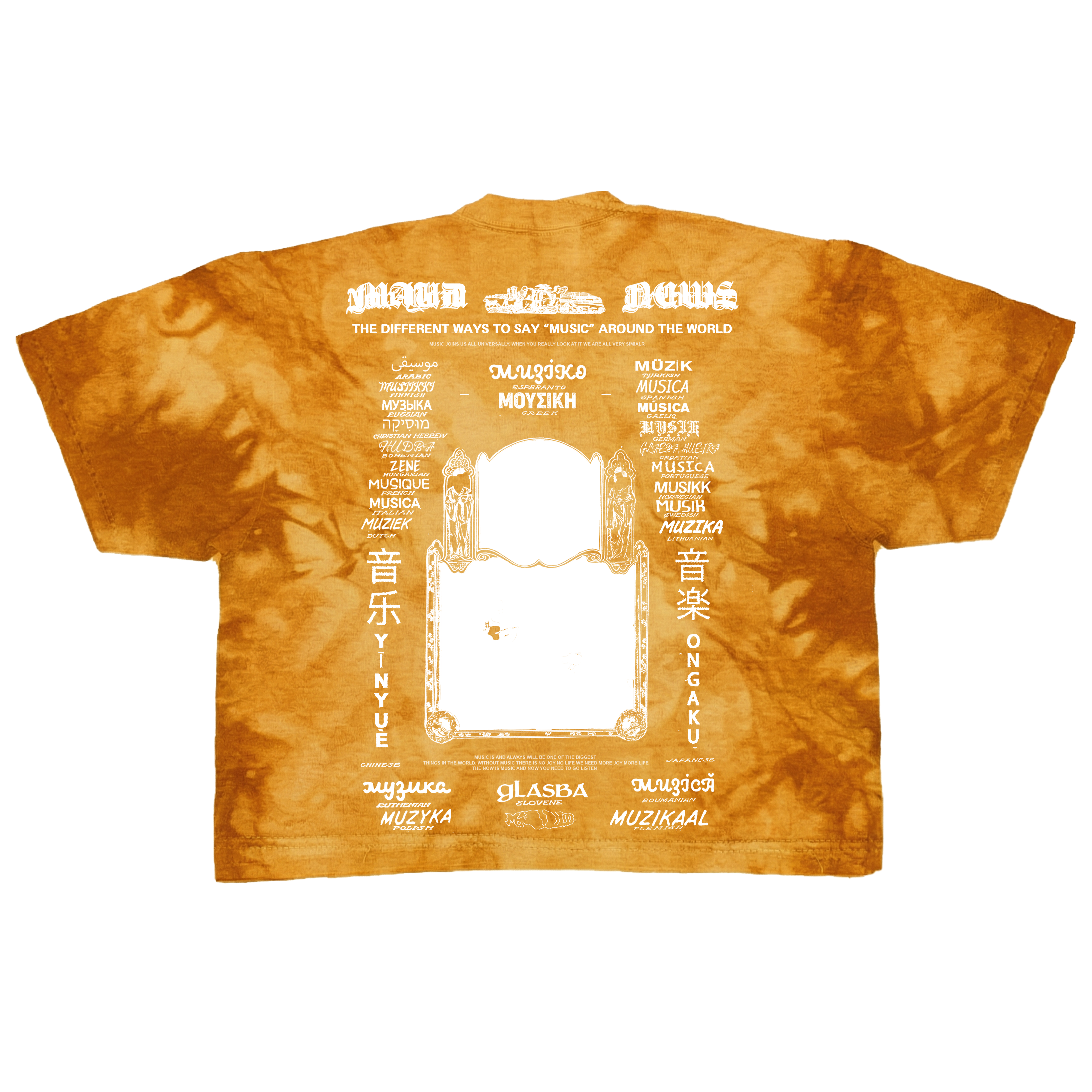 Music News Dyed Tee (WT)