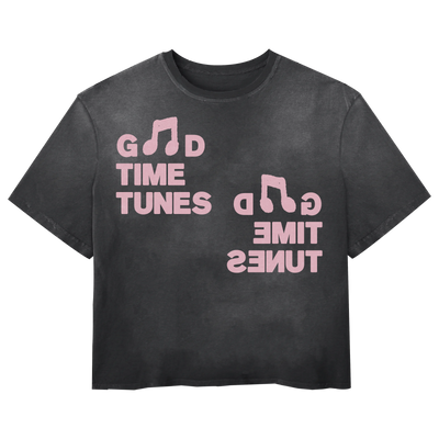 Music News Tee - Black - Front