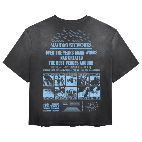 Music Works Tee - Black - Back