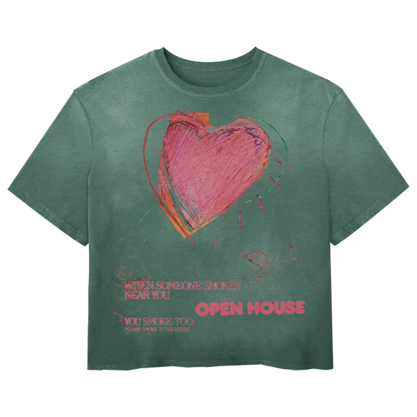 Open House Tee - Green - Front