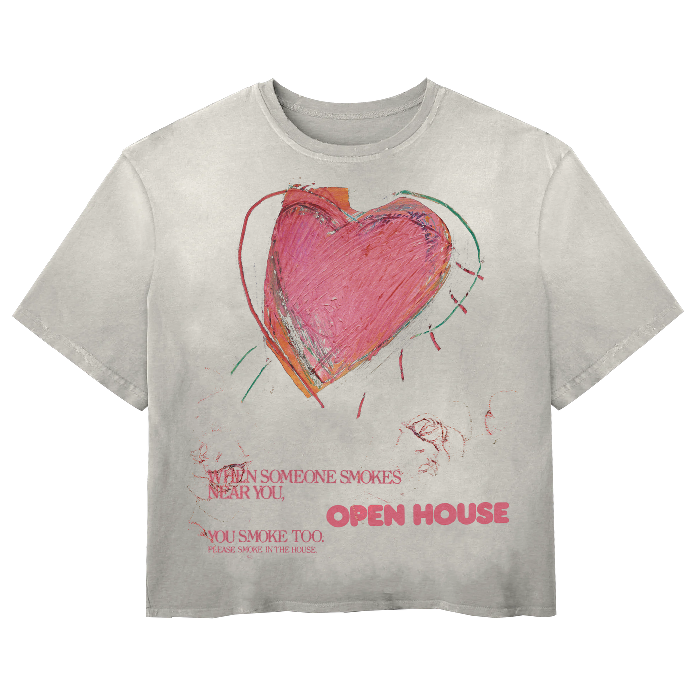 Open House Tee - White - Front