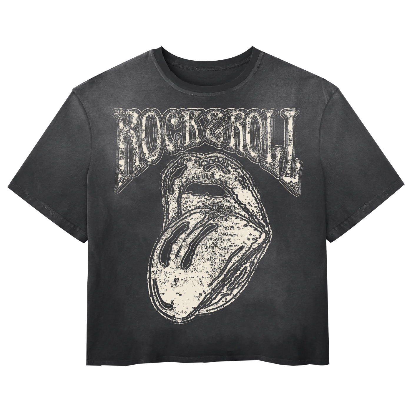 Rock & Roll Tee - Black - Front