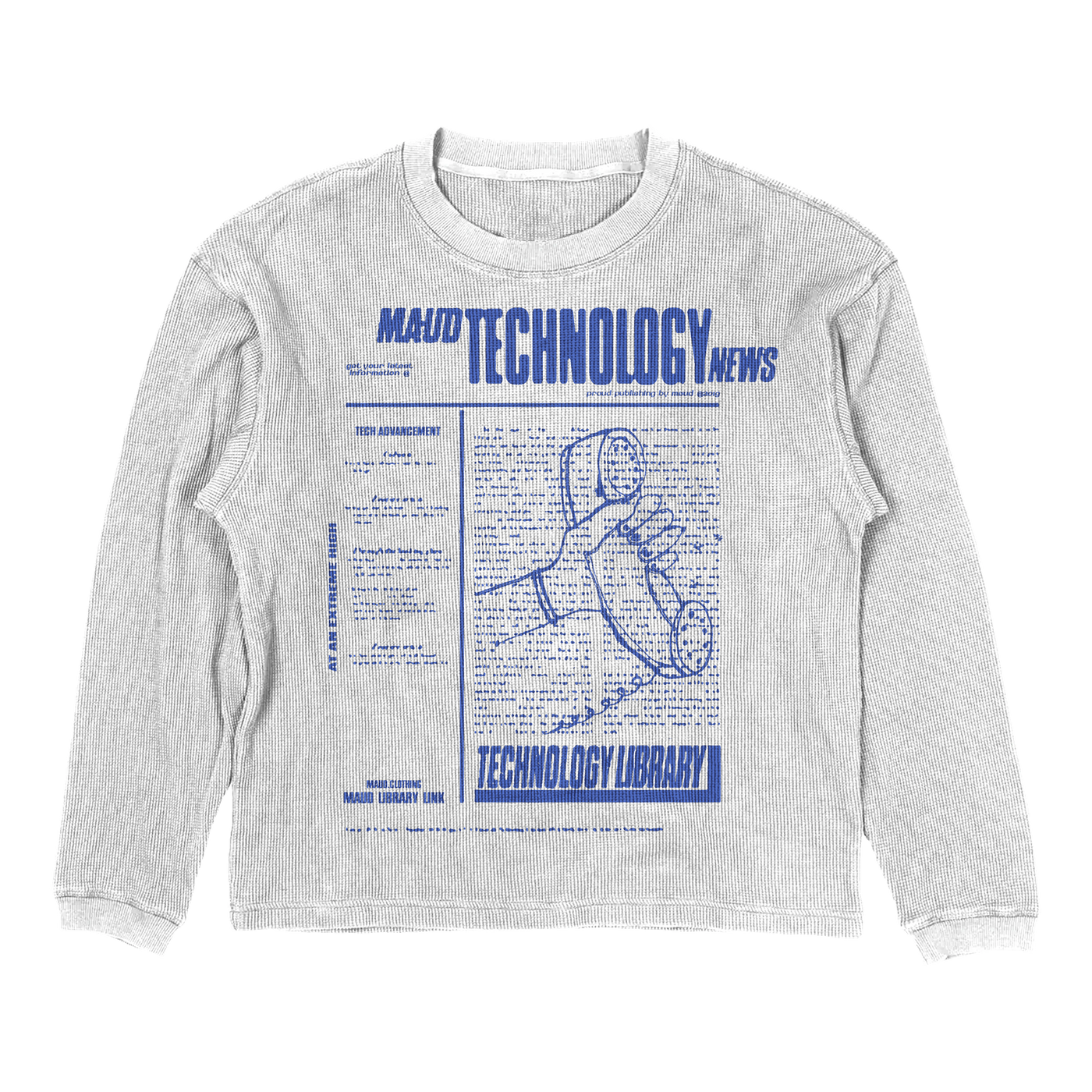 Tech News Thermal - White - Front