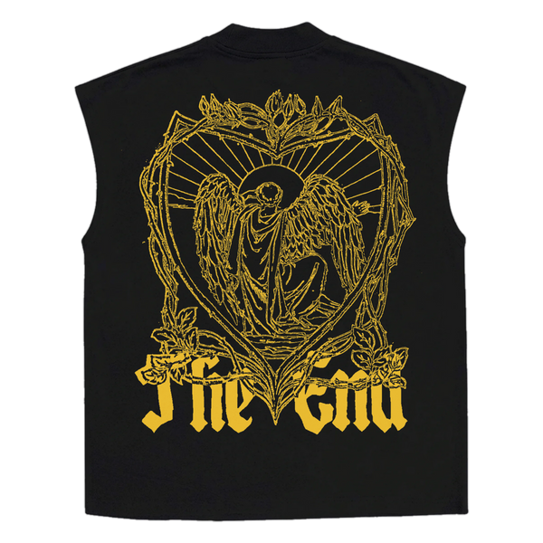 The End Sleeveless Tee - Black - Back