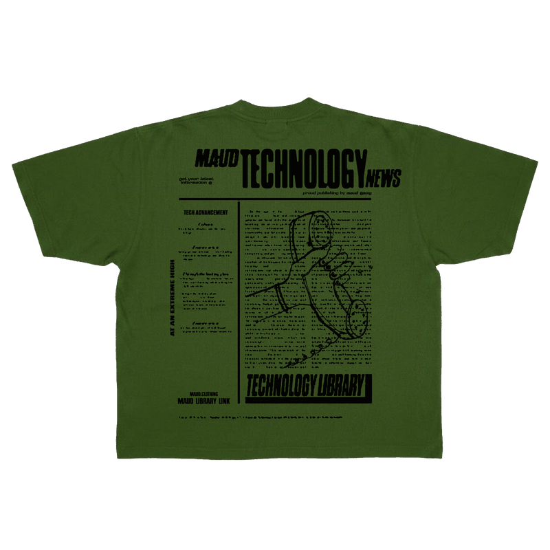Leaf Dye Tee (Black Graphics)