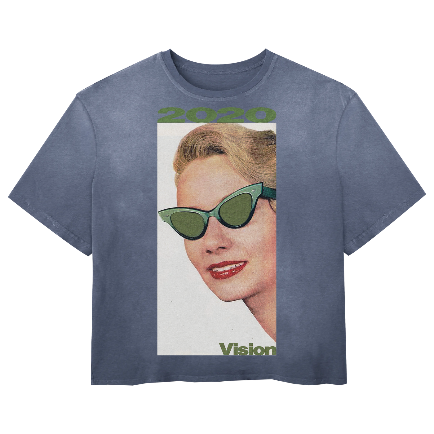 2020 Vision Tee - Blue - Front