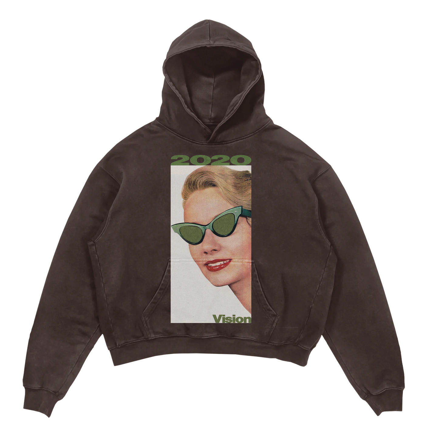 2020 Vision Hoodie - Brown - Front