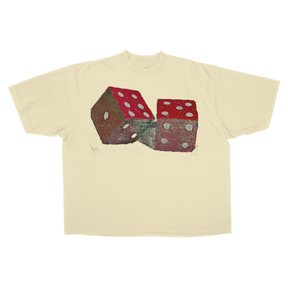 Dice Drop Tee - Cream - Front