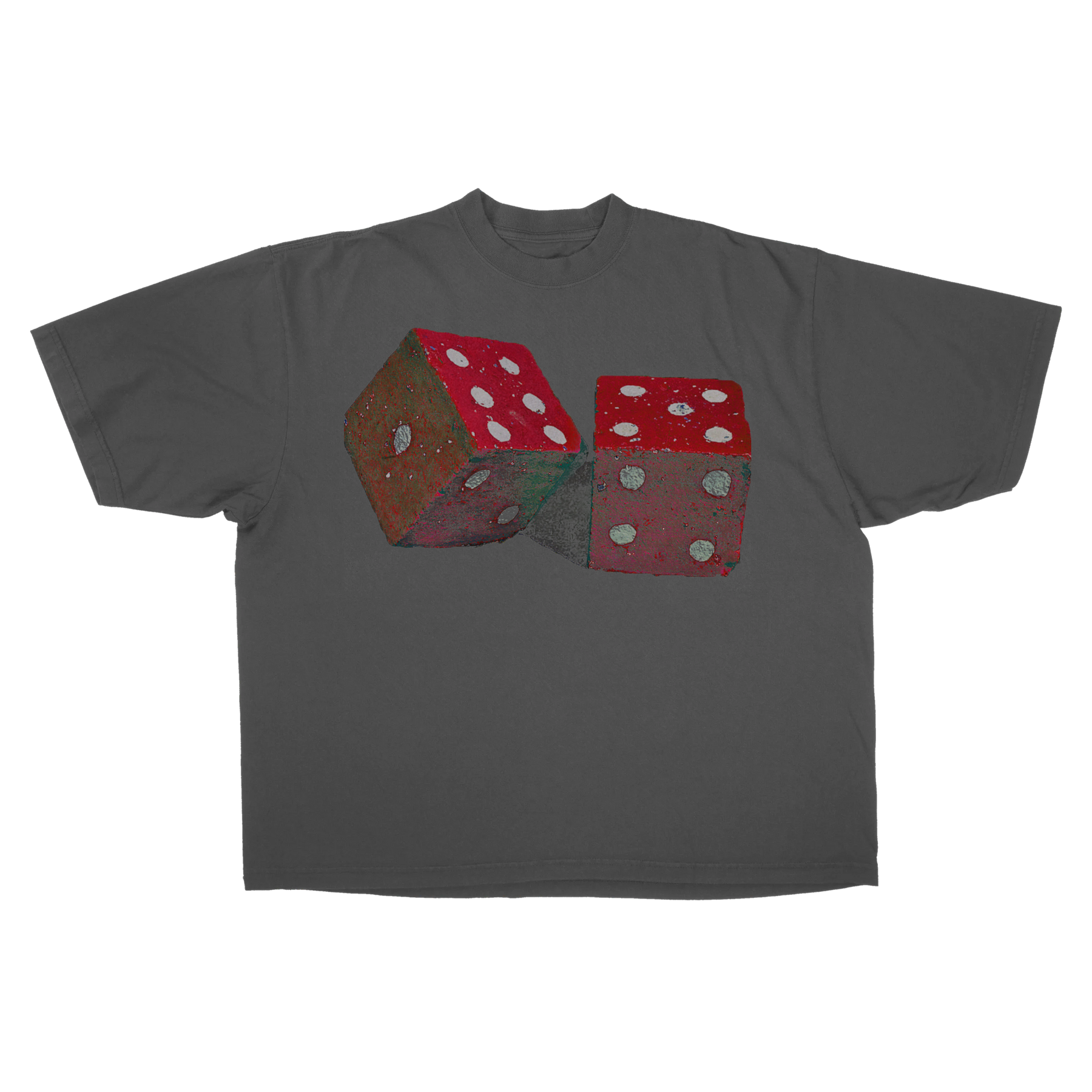 Dice Drop Tee - Grey - Front