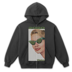 2020 Vision Zip Up - Grey - Front