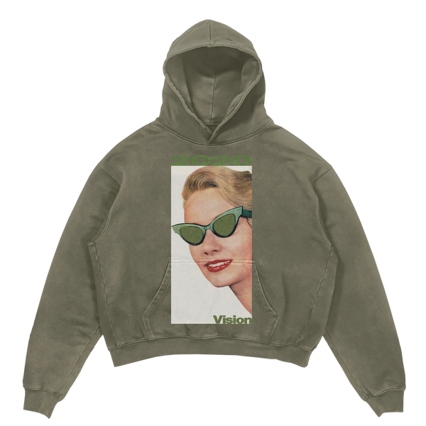 2020 Vision Hoodie - Olive - Front