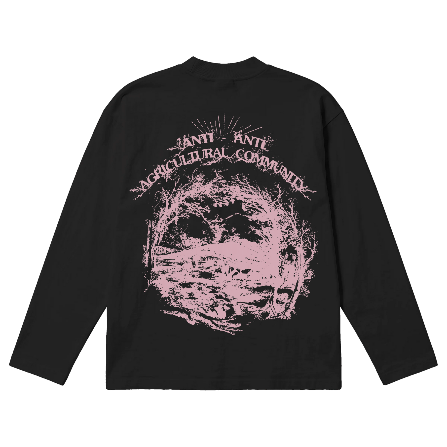ANTI-ANTI Baggy L/S Tee - Black - Back
