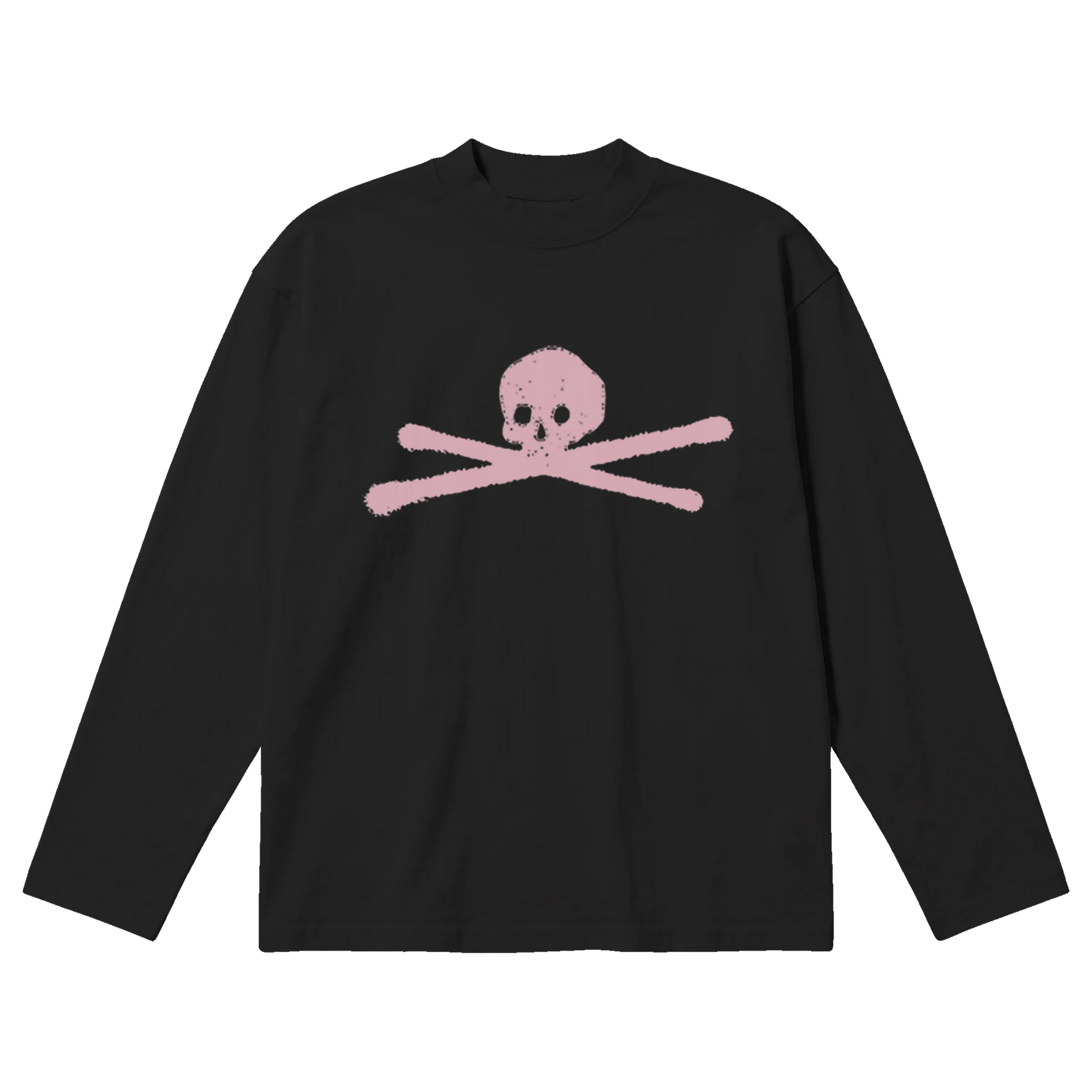 ANTI-ANTI Baggy L/S Tee - Black - Front