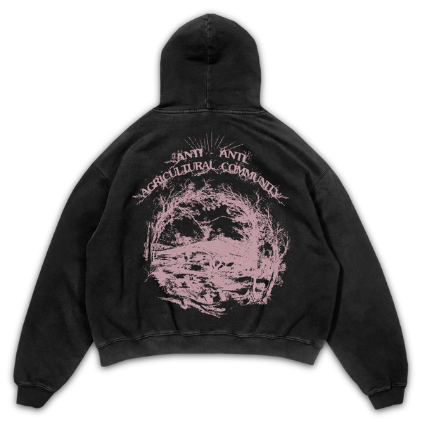 ANTI-ANTI Hoodie - Black - Back