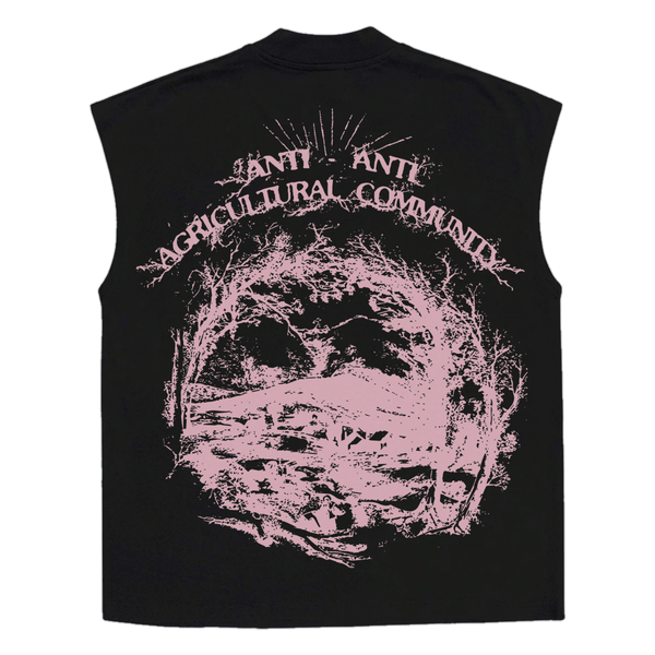 ANTI-ANTI Sleeveless Tee - Black - Back