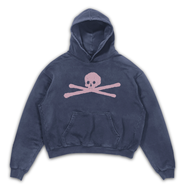 ANTI-ANTI Hoodie - Blue - Front