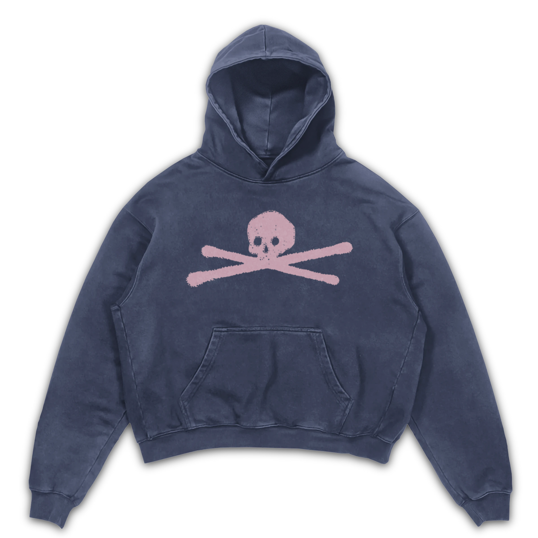 ANTI-ANTI Hoodie - Blue - Front