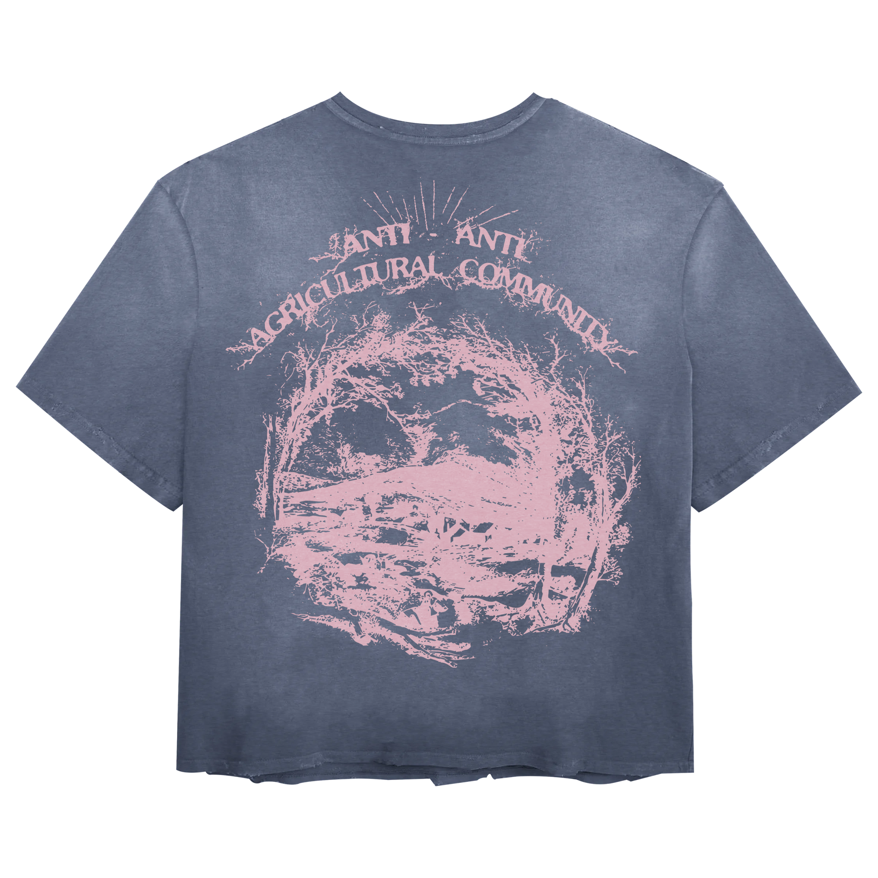 ANTI-ANTI Tee - Blue - Back