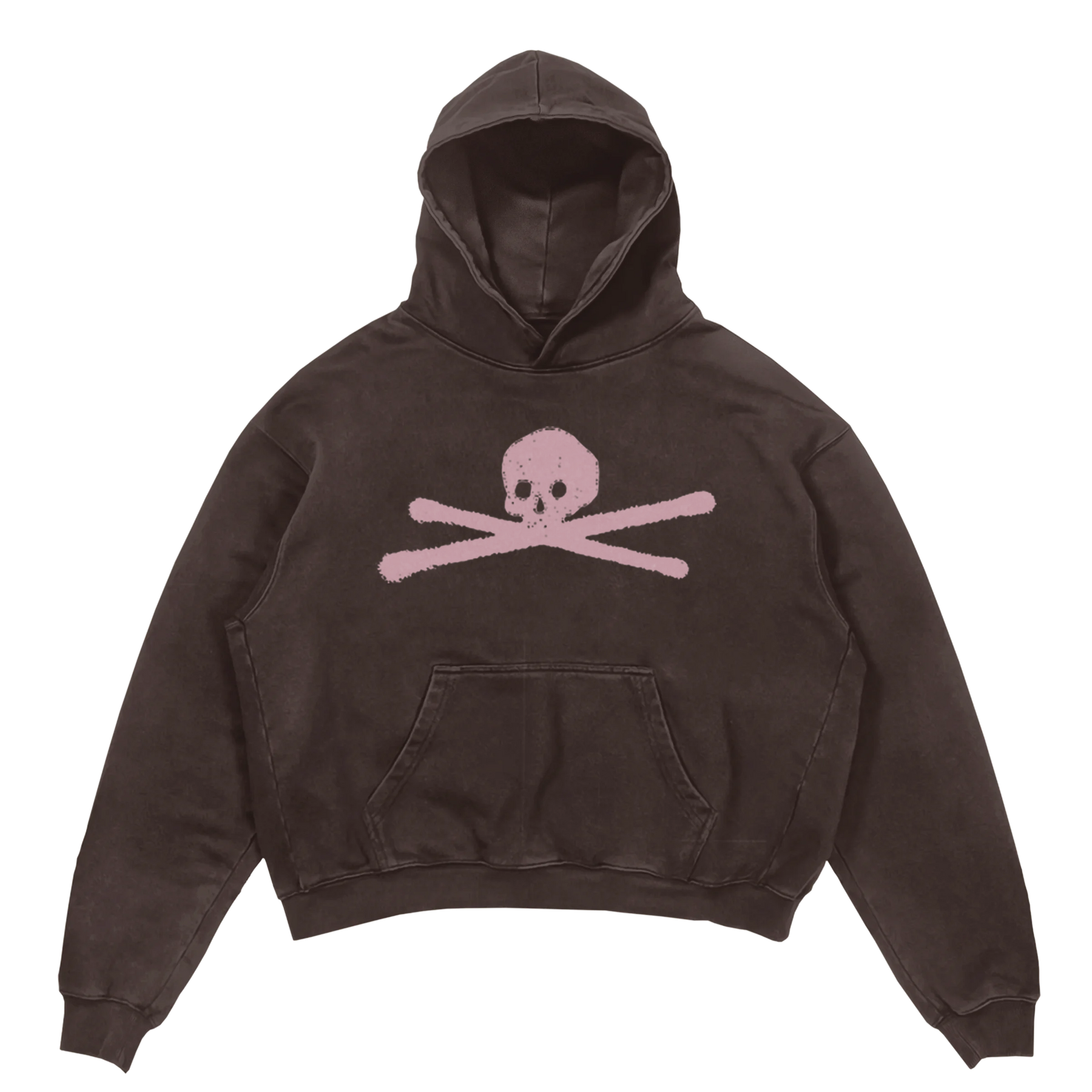 ANTI-ANTI Hoodie - Brown - Front
