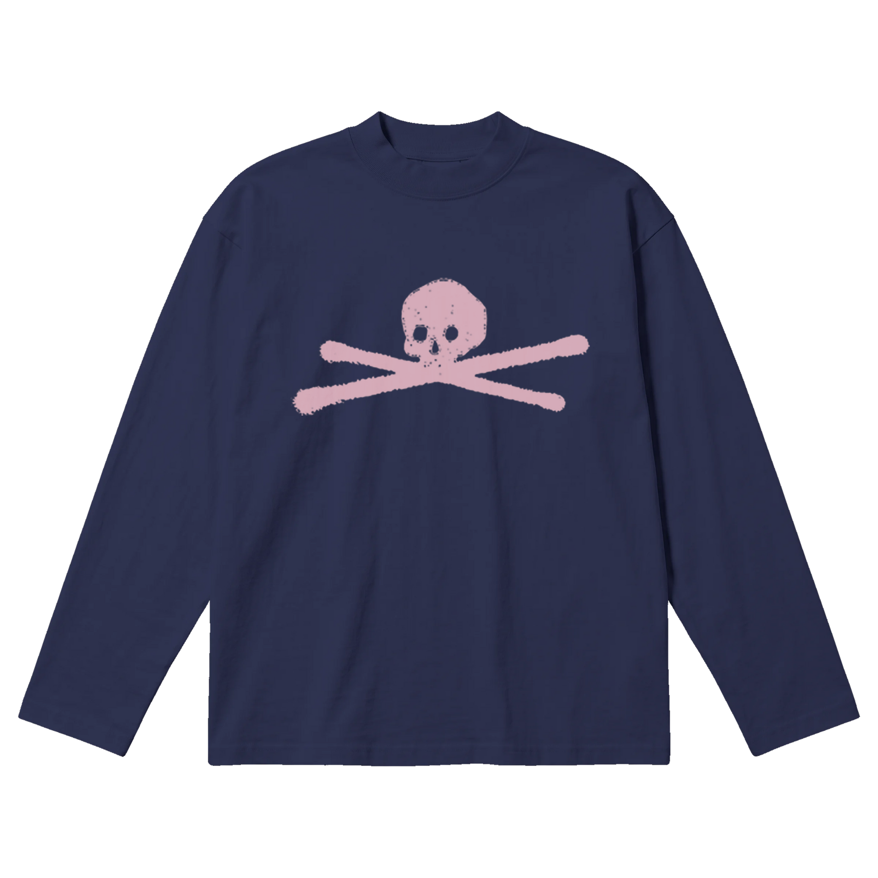 ANTI-ANTI Baggy L/S Tee - Blue - Front