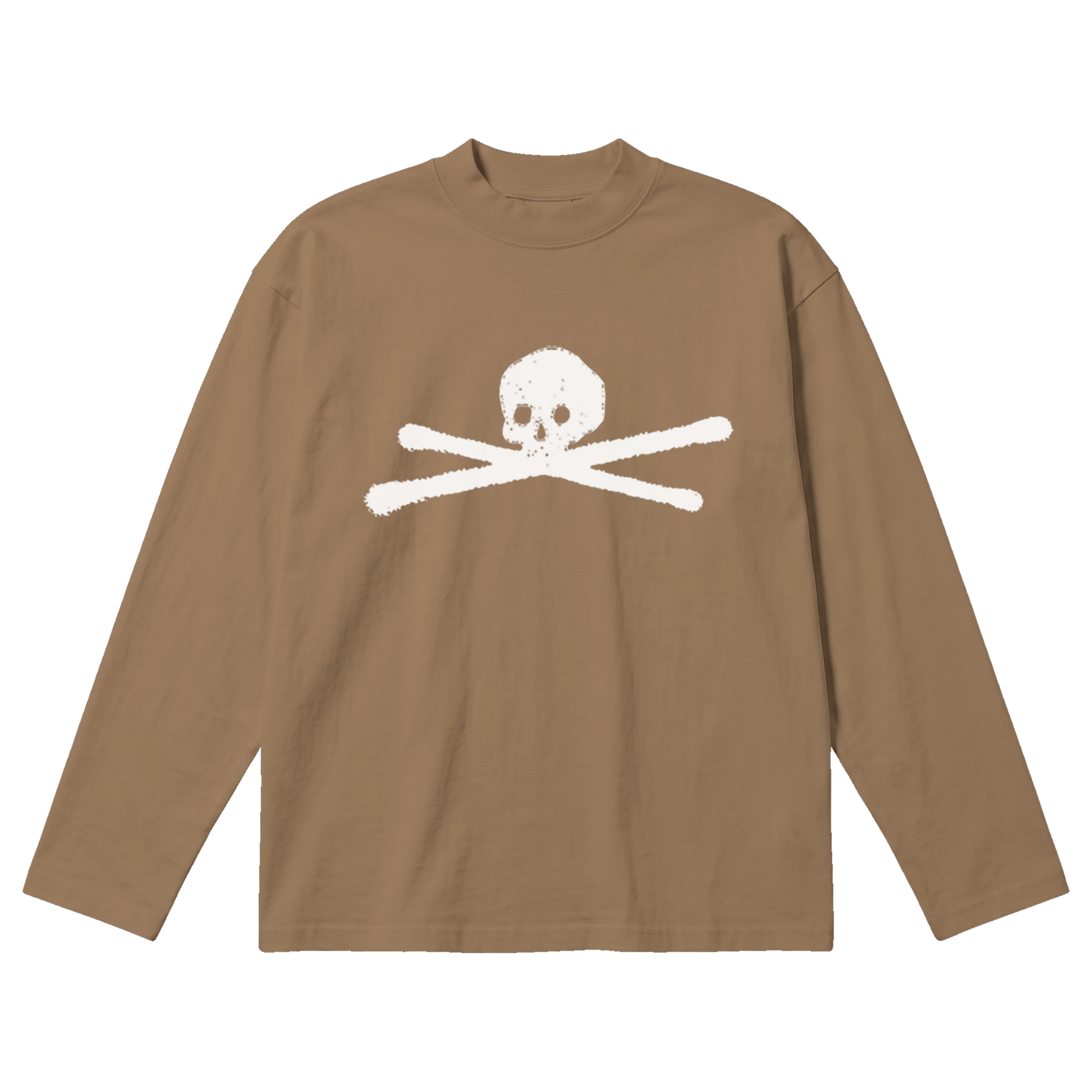 ANTI-ANTI Baggy L/S Tee - Latte - Front