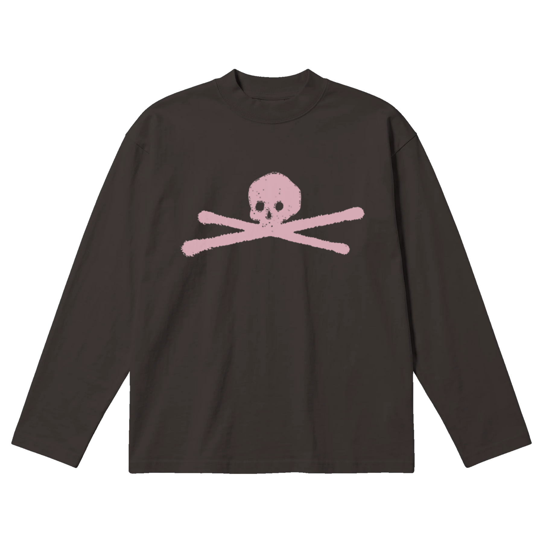 ANTI-ANTI Baggy L/S Tee - Off Black - Front
