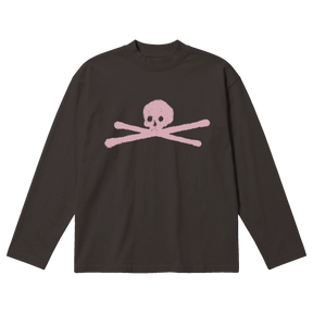 ANTI-ANTI Baggy L/S Tee - Off Black - Front