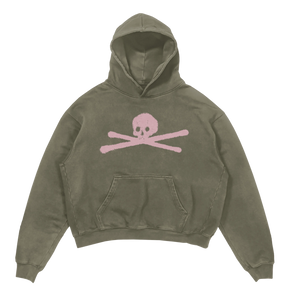 ANTI-ANTI Hoodie - Olive - Front