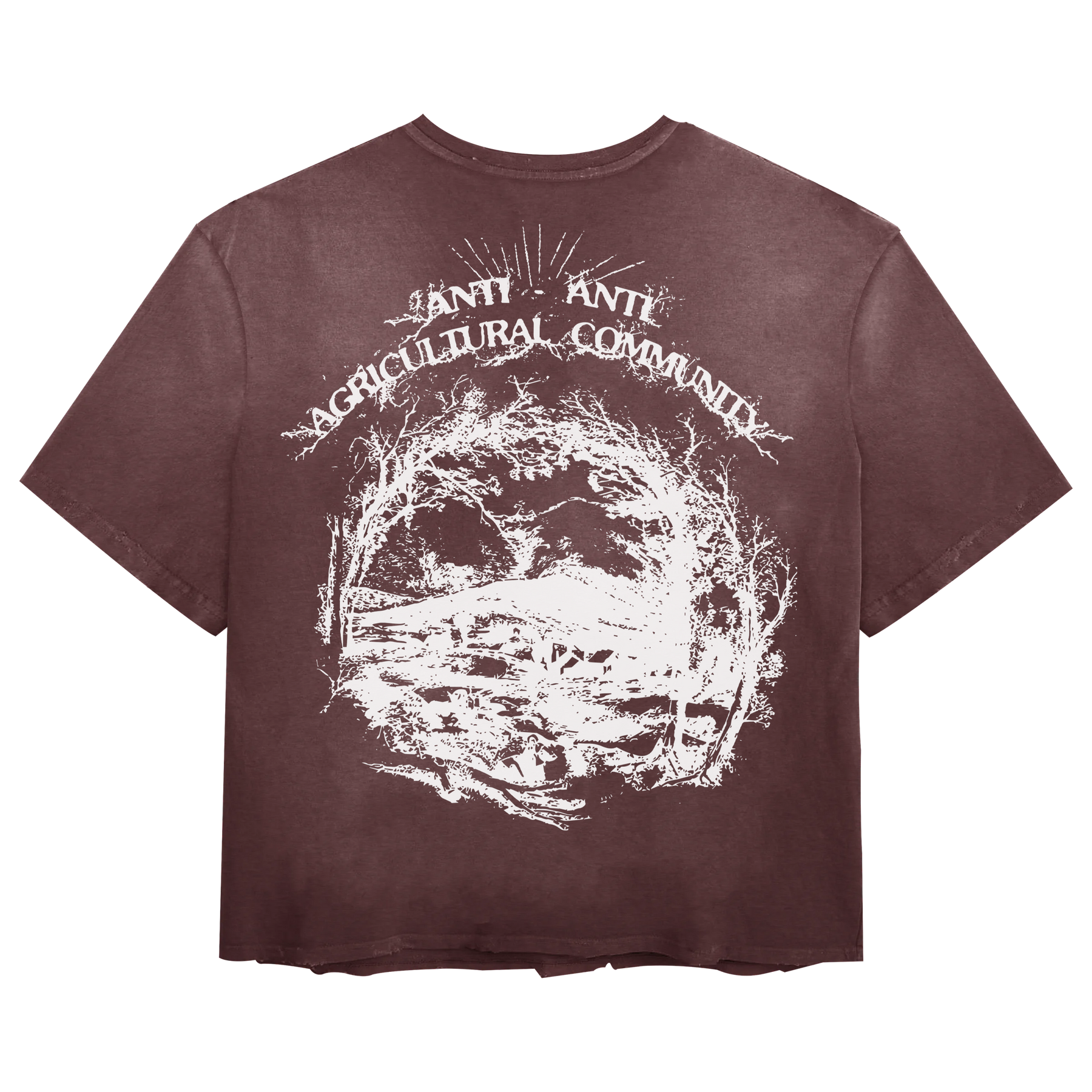 ANTI-ANTI Tee - Red - Back