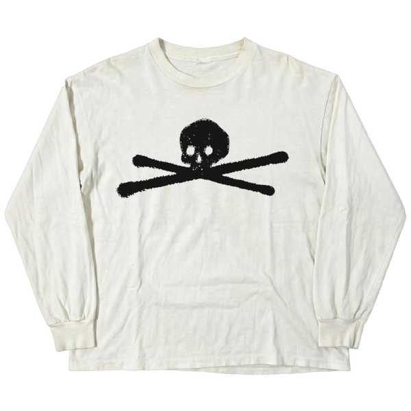 ANTI-ANTI L/S Tee - White - Front