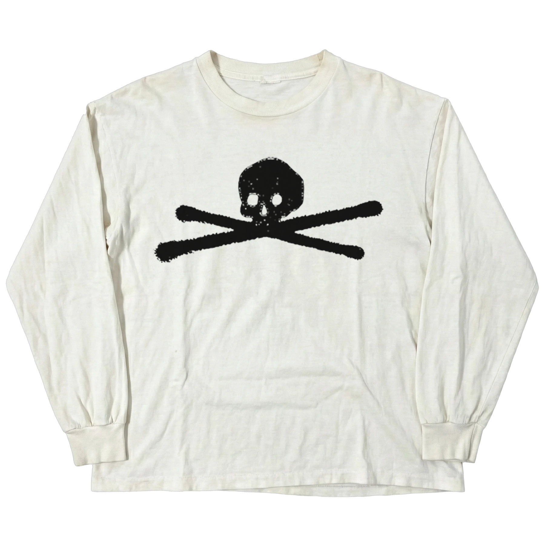 ANTI-ANTI L/S Tee - White - Front