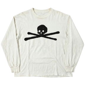 ANTI-ANTI L/S Tee - White - Front