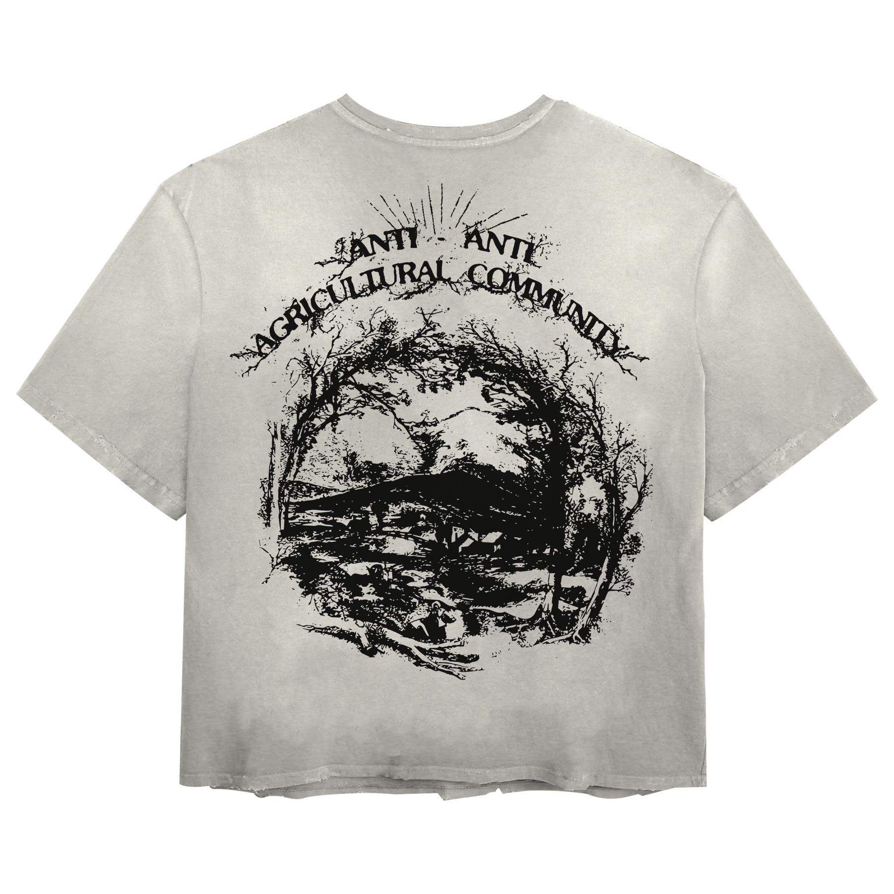 ANTI-ANTI Tee - White - Back