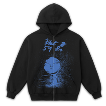Alien Zip Up - Black - Front
