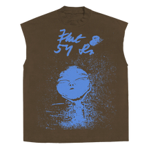 Alien Sleeveless Tee - Brown - Front