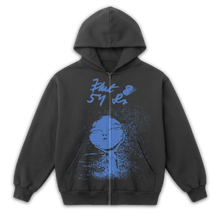 Alien Zip Up - Grey - Front