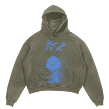 Alien Hoodie - Olive - Front