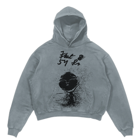 Alien Hoodie - Sage - Front