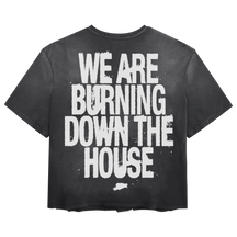 Burning Tee - Black - Back